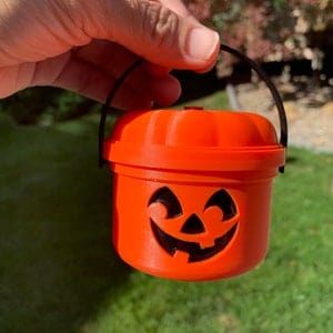 Mini Halloween-bøtte