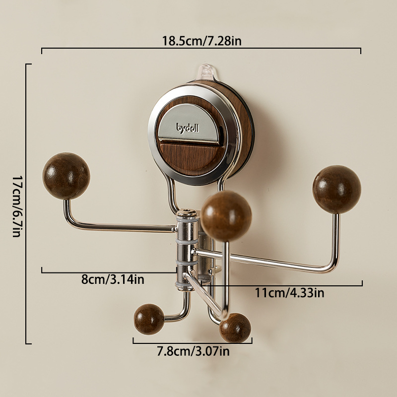 Virello — No-Drill Rotating Suction Hooks with Strong Hold and Easy Installation