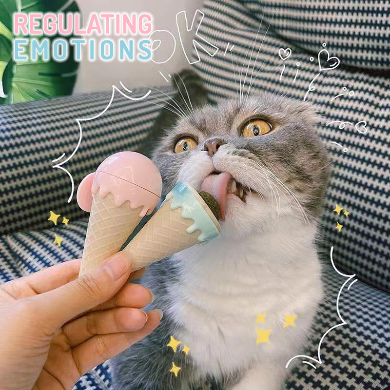 Loptička s mačacou trávou Icecream