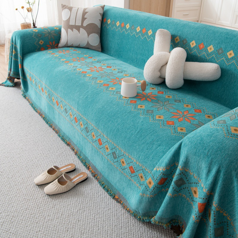 BohoLuxe™ Tassel Edge — Zamień swoją sofę w tętniącą życiem, bezzmarszczkową strefę komfortu, która przyciąga każde spojrzenie