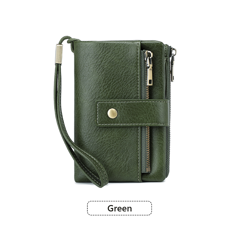 🔥Limited-time offer-Cryloxa Women's Retro Style RFID Blocking Tri-fold Wallet