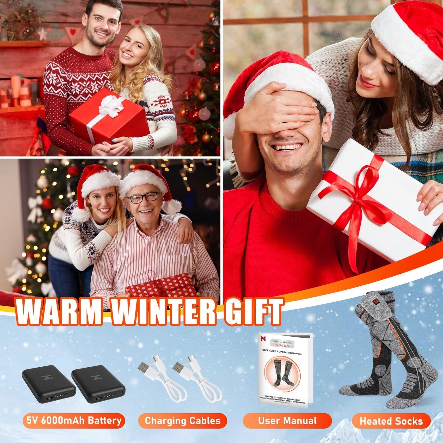 RechargeHeat Socks™ — Blaze Through Winter with All-Day Toasty Feet