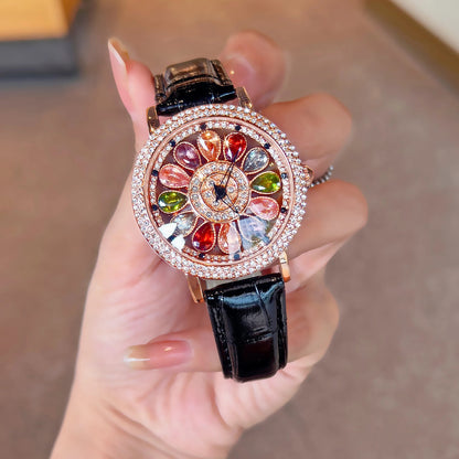 CrystalHalo Watch™ — 眩しい止められない華やかさであらゆる場所を支配する時計