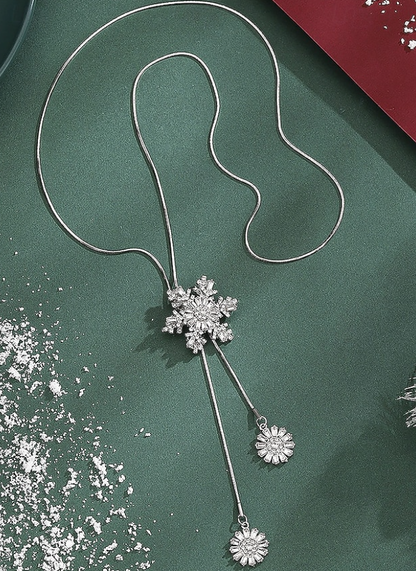 Vixora - Women's Snowflake Pendant Necklace