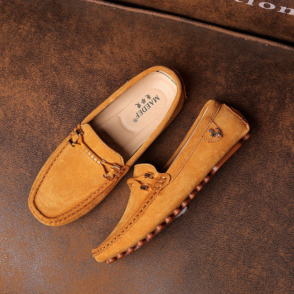 Velaro — Premium Suede Loafers with Cushioned Comfort and Metallic Accents