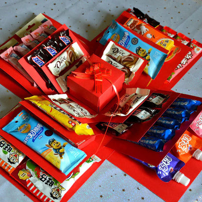 Liora — Personalisierte DIY-Explosions-Geschenkbox mit mehreren Taschen