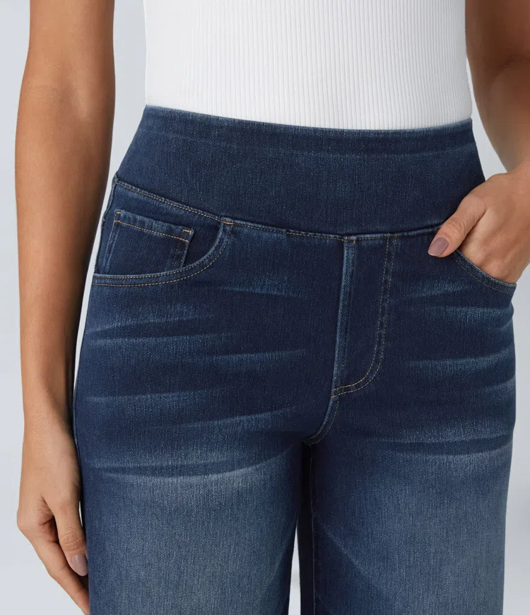 High-Waisted Wide Leg Jeans™ — Unlock All-Day Confidence and Freedom in Every Step