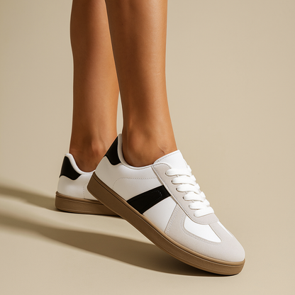 LuxeLeather Sneakers™ — Cammina con Comfort Incomparabile e Stile Che Attira gli Sguardi