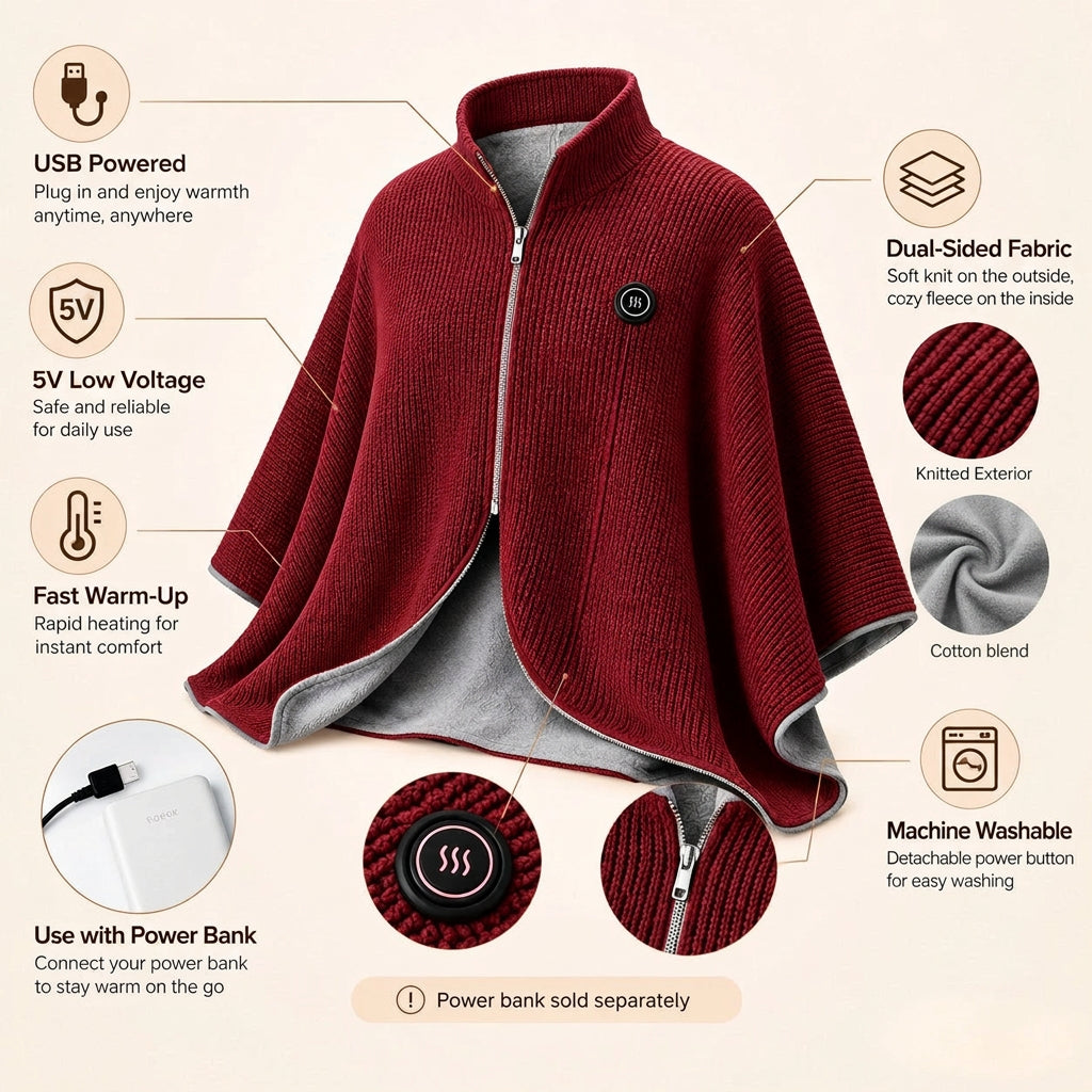 Manta-xale térmica portátil Cozora™
