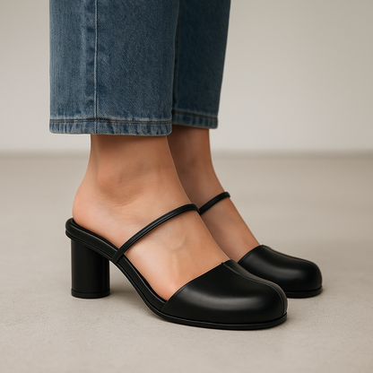 Bold Mid-Height Mules™ — Command Every Room with All-Day Confidence and Unmatched Comfort