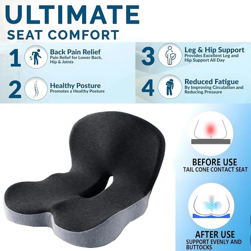 🎁Begrænset udsalg 50% RABAT🎁Glacio skridsikker memory foam sæde