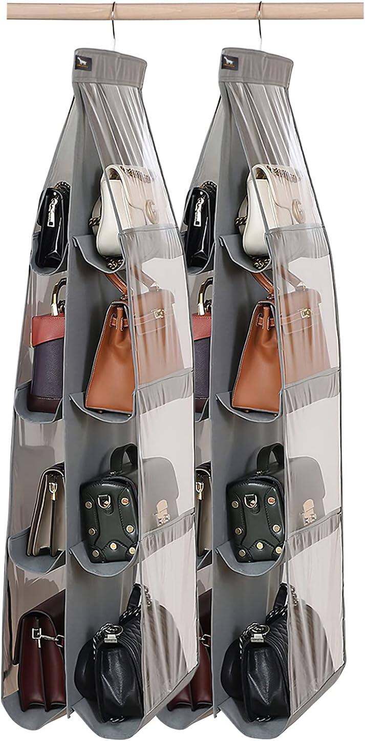ClearStash™ Purse Organizers — Transform Clutter Into a Gallery of Gorgeous Bags You Can See and Grab Instantly