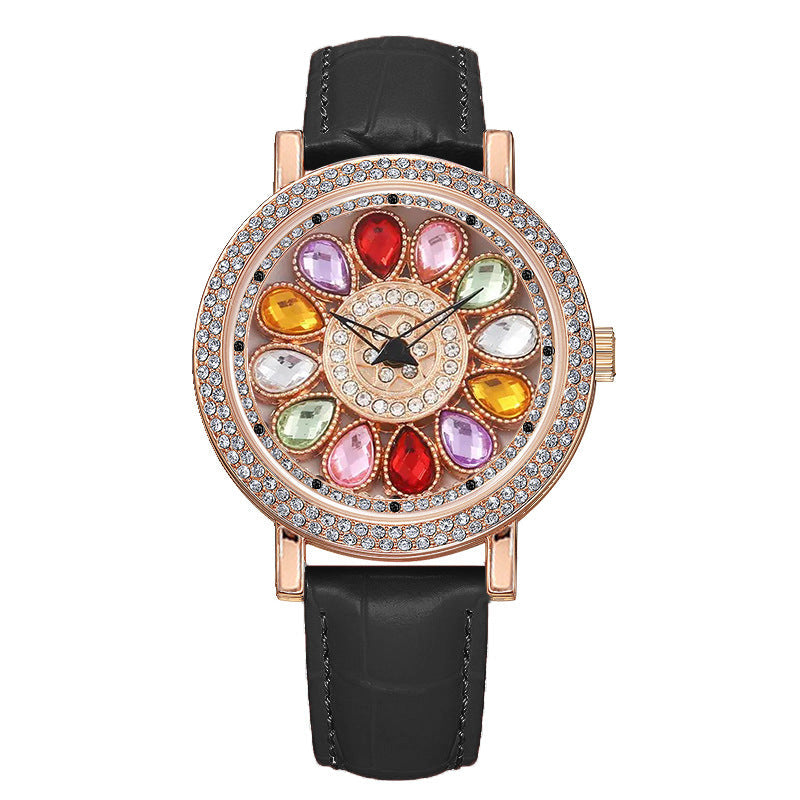 CrystalHalo Watch™ — 眩しい止められない華やかさであらゆる場所を支配する時計
