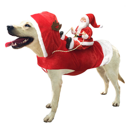 Fydro — Fantasia de Cachorro de Natal Macia com Ajuste Regulável