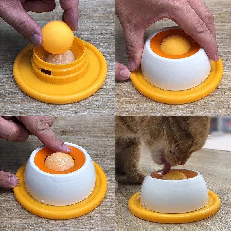 Zenthara Bol pentru câini și pisici care încetinește mâncatul, reduce anxietatea & menține animalele calme