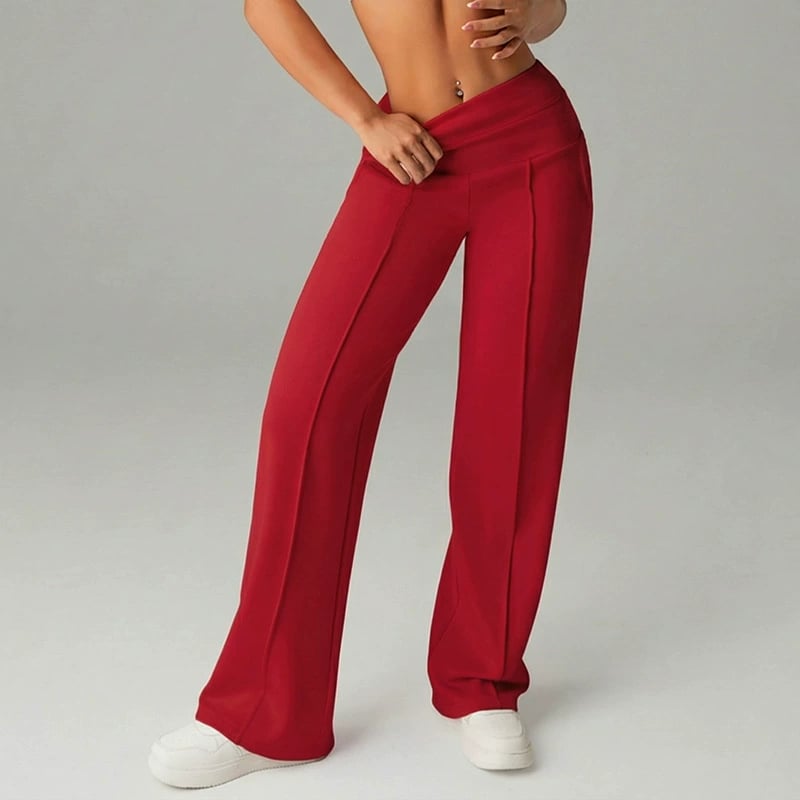 💗LETZTER TAG VERKAUF 50% RABATT⚡50K+ VERKAUFT💕Vionex Damen Schlichte Lockere Gerade Hose