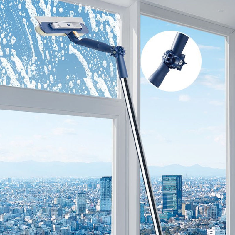 High-Rise Window Wand™ — Safely Reveal Crystal-Clear Views Without the Struggle