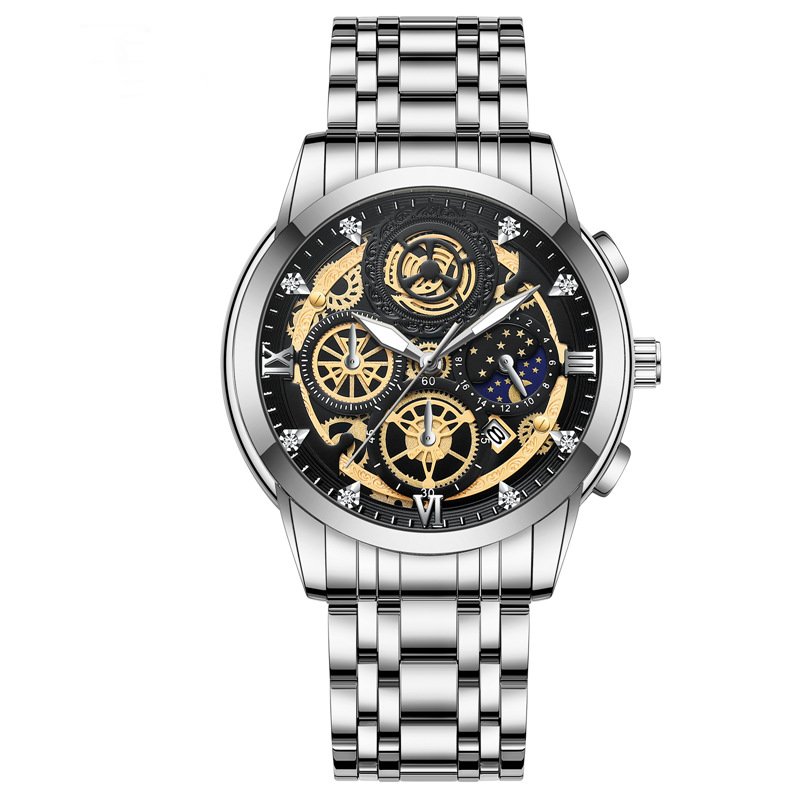 New Sun Moon Star Men's Watch