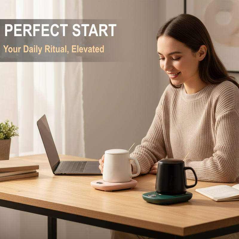 Digital Heated Coaster™ — Command Your Perfect Sip with Cozy, Custom Warmth Every Time