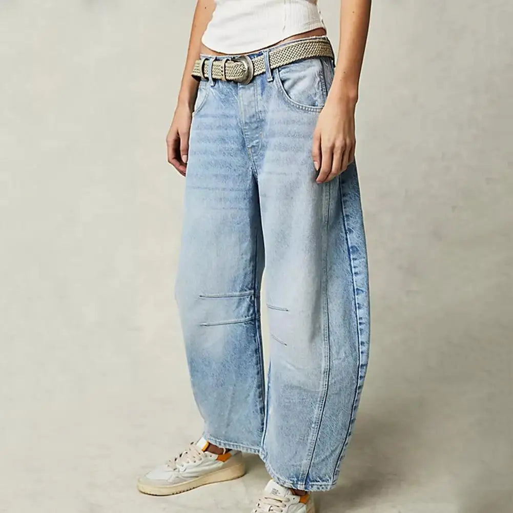 Liora Wide-Leg Jeans — Mid-Rise Stretch Denim for Casual Comfort