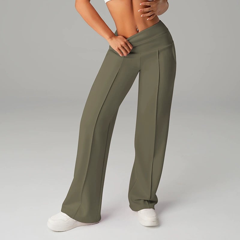 💗LETZTER TAG VERKAUF 50% RABATT⚡50K+ VERKAUFT💕Vionex Damen Schlichte Lockere Gerade Hose