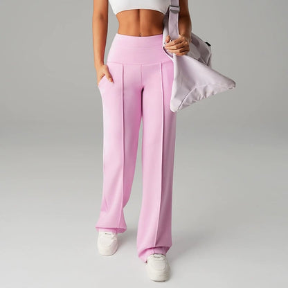 💗LETZTER TAG VERKAUF 50% RABATT⚡50K+ VERKAUFT💕Vionex Damen Schlichte Lockere Gerade Hose