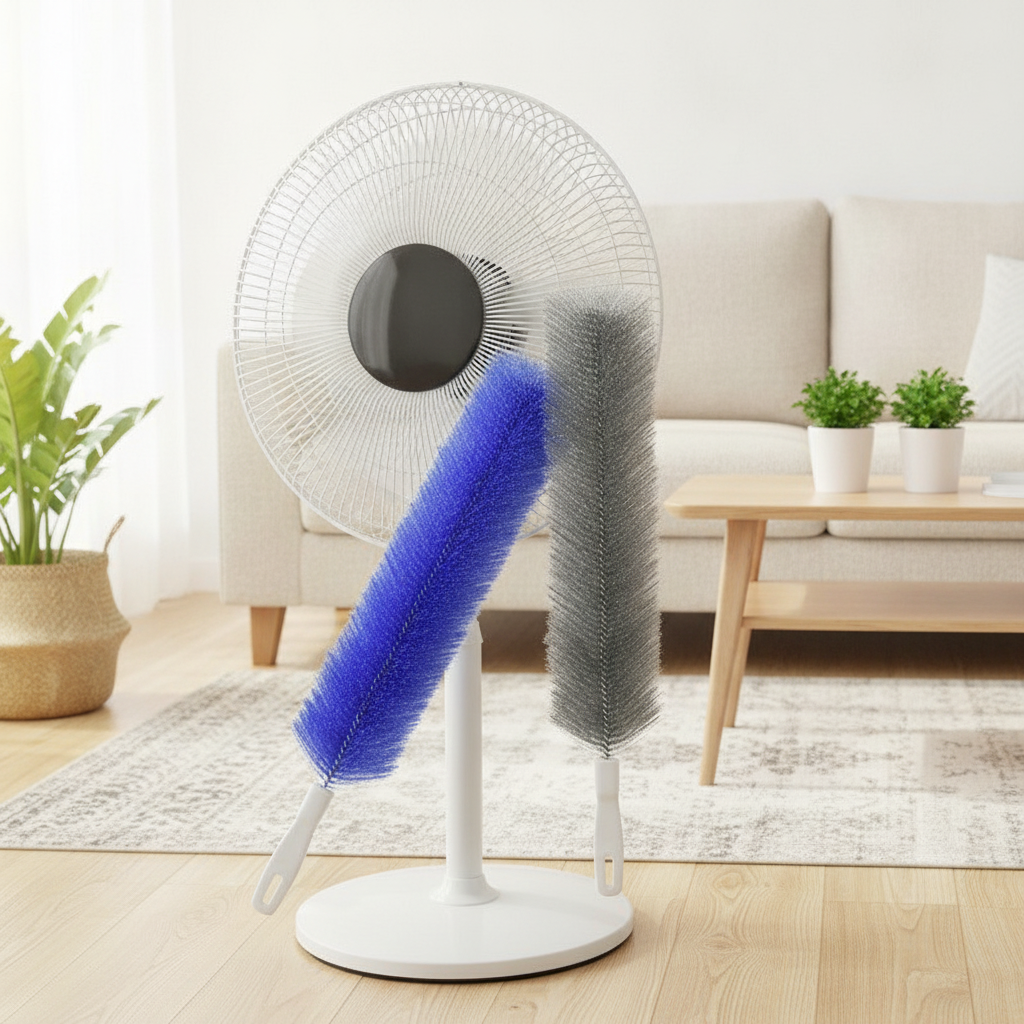 Bristla™ flexibele microvezelstofborstels voor ventilatoren (2 stuks)