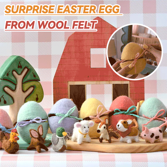 Wool Felt Surprise Easter Egg