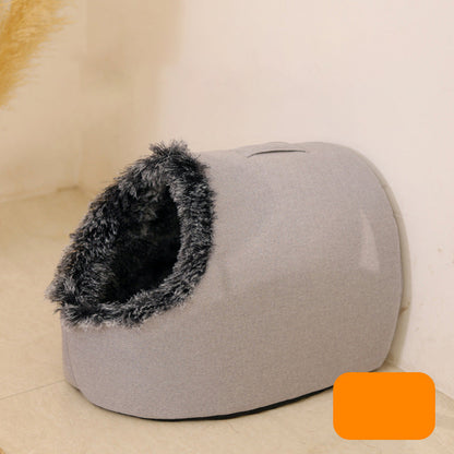 Insulated Pet Cave Bed™ — Η Απόλυτη Ζεστή Φωλιά που το Κατοικίδιό σας θα Λαχταρά να Χαλαρώσει