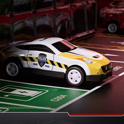 Vexlo Mini Racers — 48 Mașinuțe cu Retragere și Set Garaj Integrat