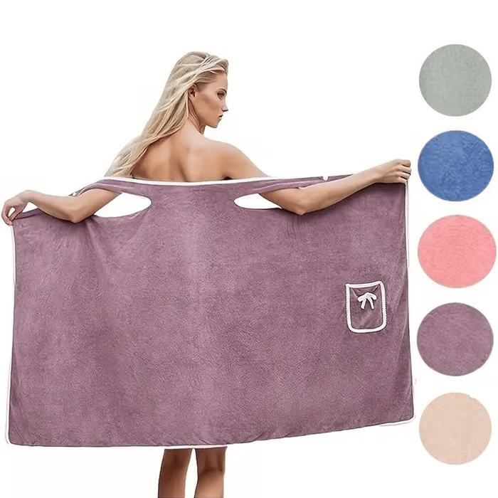 Liora — Plus Size Waterproof Wearable Shower Skirt with Secure Fit