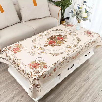 FloraGuard Tablecover™ — Forvandle Plassen Din med Livlig, Sølvsikker Eleganse