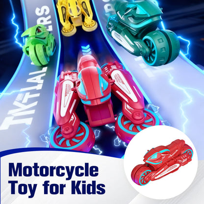 Rallyon Racer — Transforming Motorcycle Toy with Inertial Drive for Kids