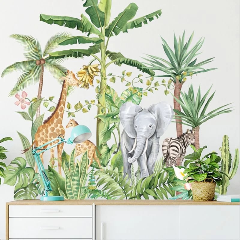 Thryvo 3D Green Plant Wall Sticker