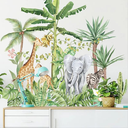 Thryvo 3D Green Plant Wall Sticker