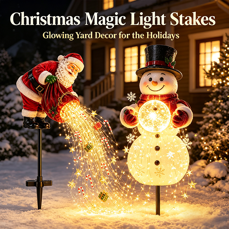 Luz de jardim de Natal com LEDs em movimento Merrypour™