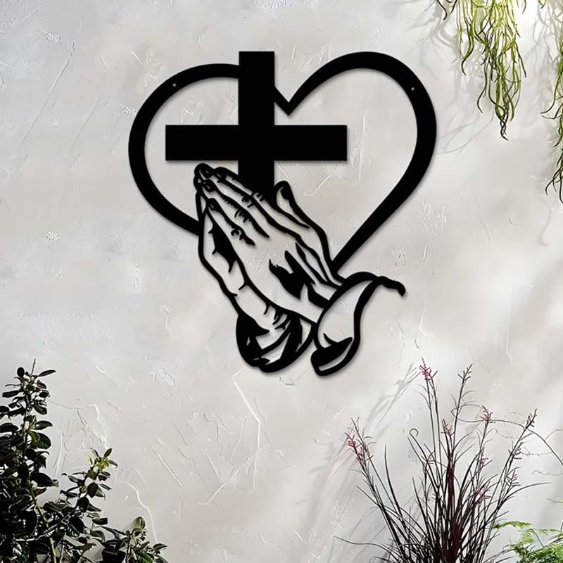 Heart & Cross Veggkunst™ — Tenn ustoppelig tro og forvandle rommet ditt til et fristed