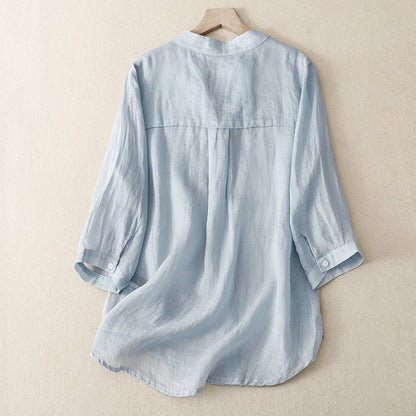 Blouse FeatherLuxe™ — Glissez à travers votre journée avec élégance sans effort et liberté aérienne