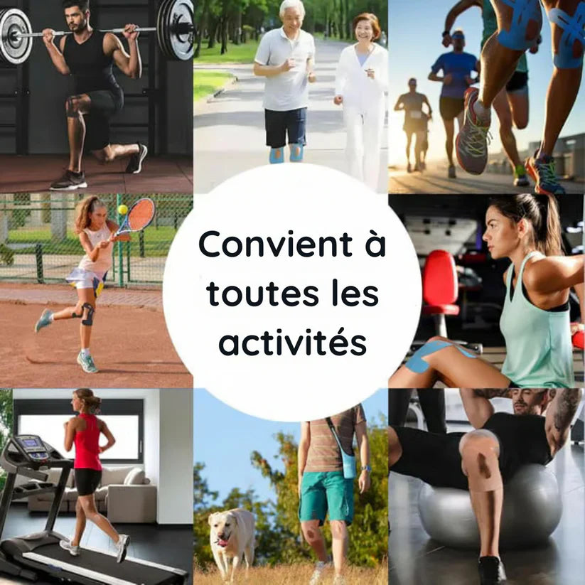 GlideGuard™ — Éliminez Instantanément la Douleur au Genou et Continuez à Bouger Sans Peur