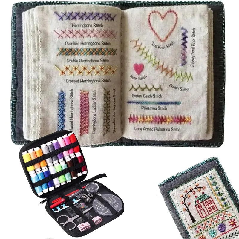 Embrovera StitchPro — Täydellinen 86-osainen Kirjontasetti Opastuksella