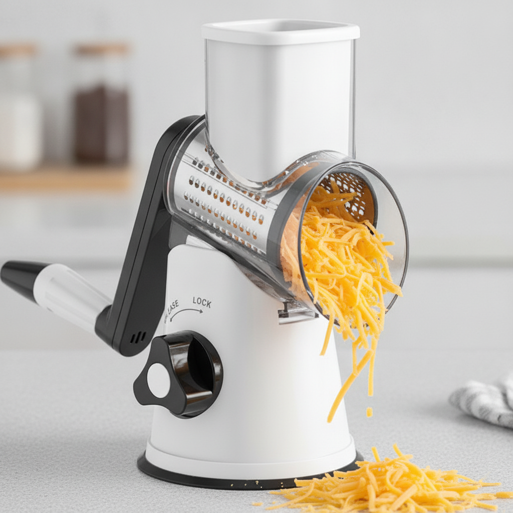 Rotara™ 3-in-1 Rotary Grater & Slicer