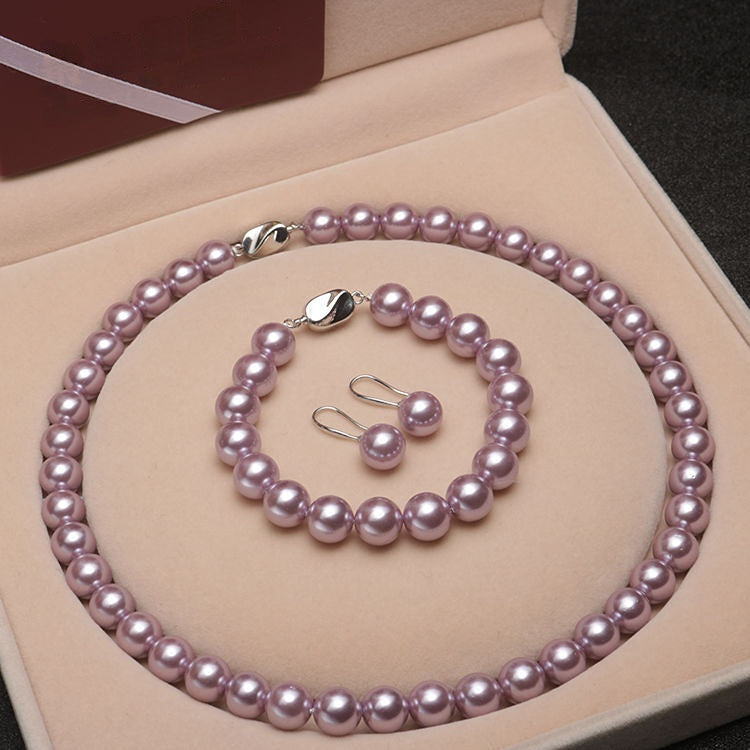 LuxeVera™ Pearl Necklace — Command Every Room with Timeless, Hypnotic Shine