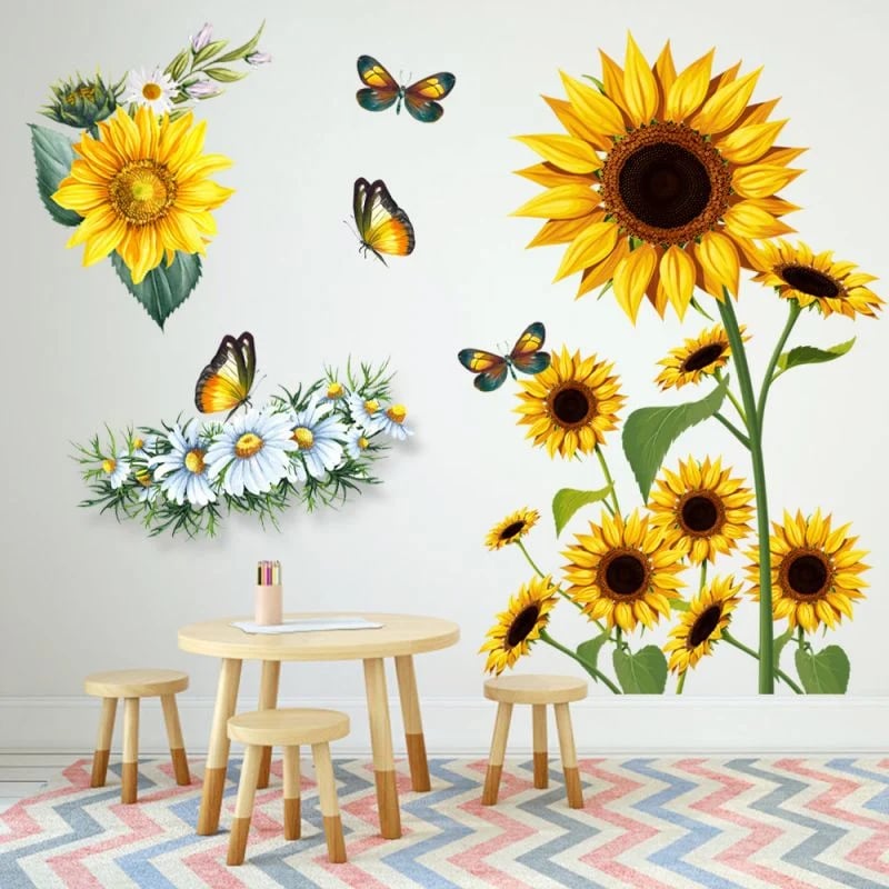 Thryvo 3D Green Plant Wall Sticker