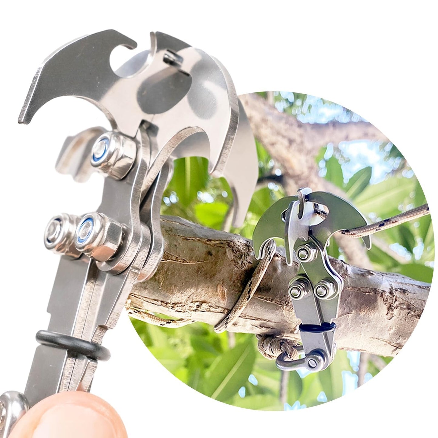 Zyntek Multifunctional Stainless Steel Outdoor Carabiner Hook