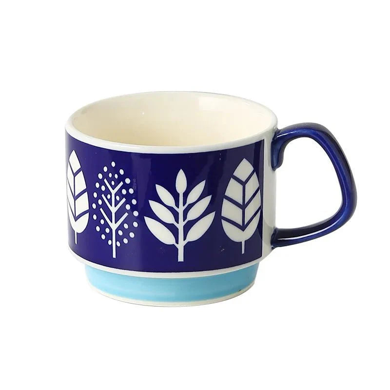 Ardena — Ceramic Stackable Coffee Mug with Vibrant Midcentury Design
