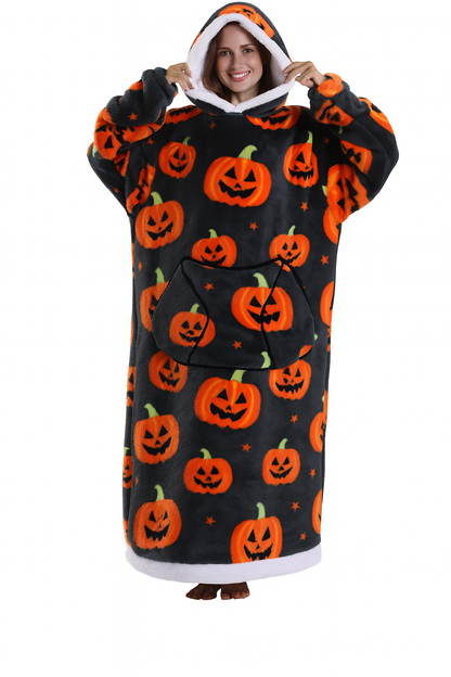 Ultra Cozy Wearable Blanket Hoodie™ — Skummel komfort og Halloween-moro