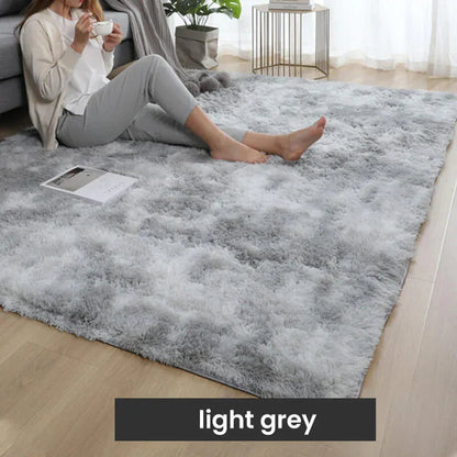 ⏳Reducere 50% pentru Timp Limitat⏰Covoraș de Podea Pufoasă cu Culoare Gradient🛋️