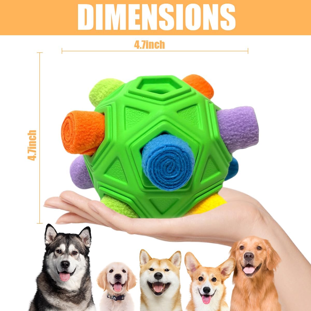 BrainTwist™ Treat Ball — Gør måltidet til en sjov hjernegymnastik, der beroliger og begejstrer din hund