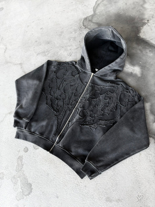 Embroidered Zip-Up 45$ TODAY ONLY