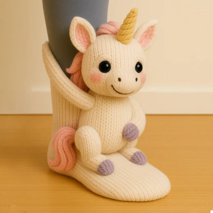 Faelina — Chaussettes en coton 3D animaux douillettes avec confort respirant